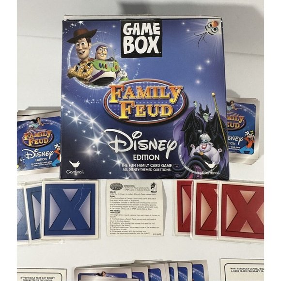 Disney Edition Family Feud Game Box Complete Cardinal Ages 8+ Players 2+ Fun - Picture 11 of 12